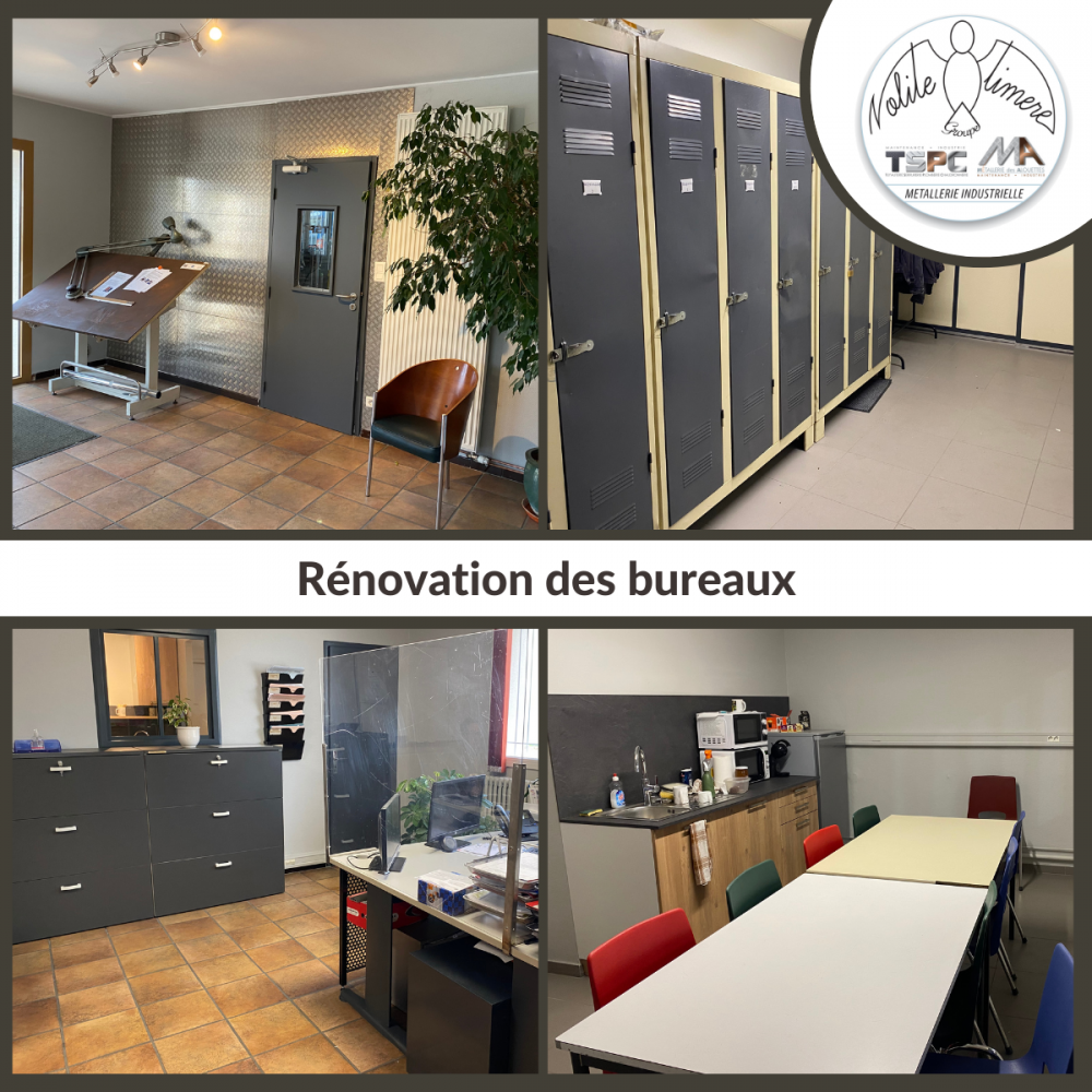 Rénovation du bâtiment de Dijon - bureau