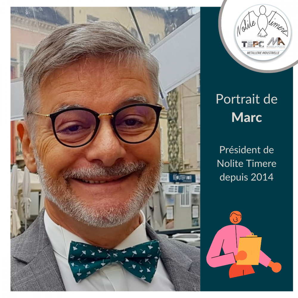 Portrait de Marc, gérant